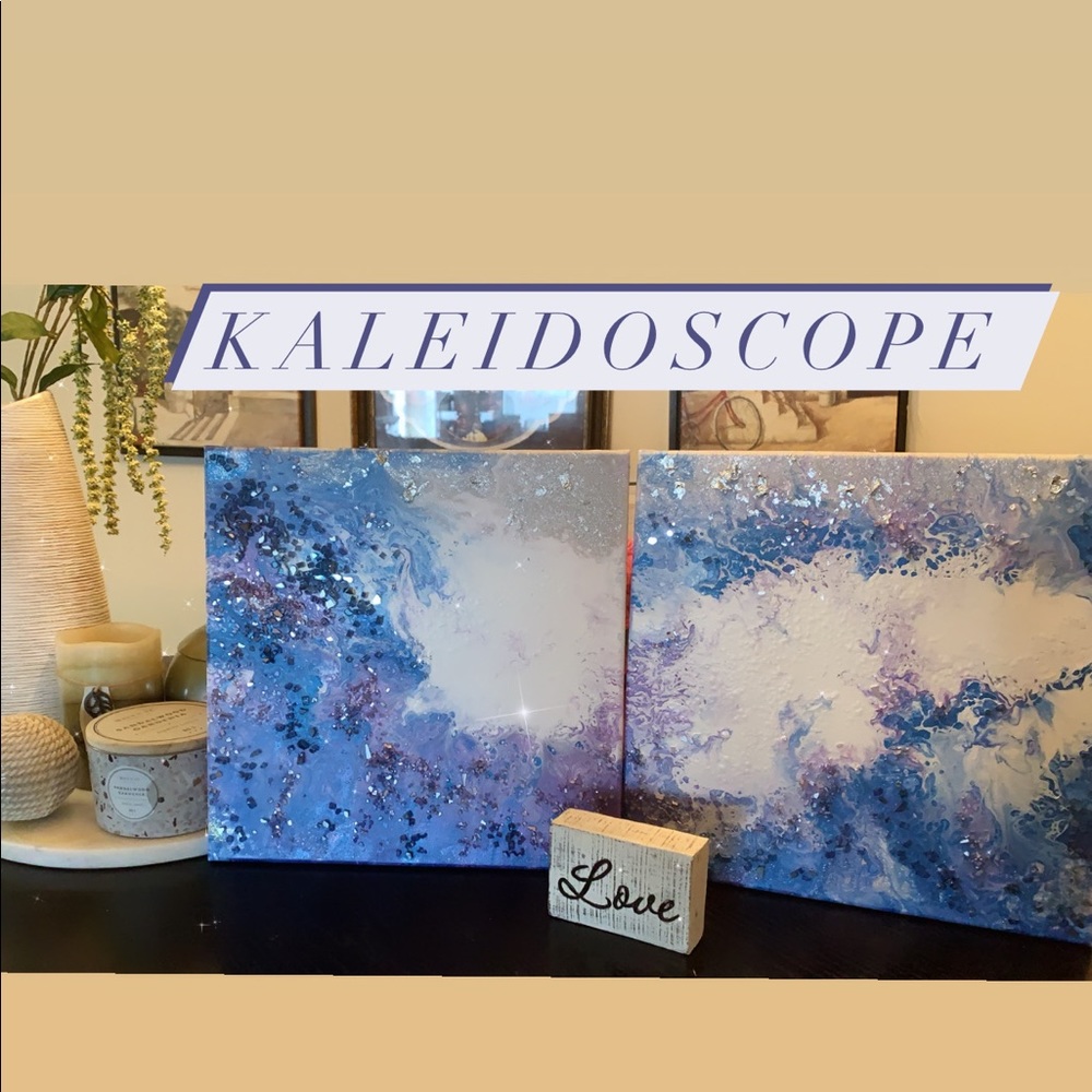 Pour Painting Kaleidoscope